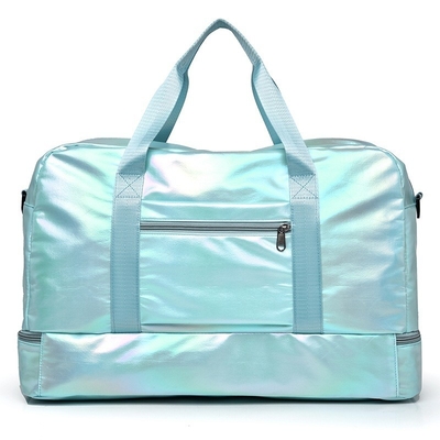 Sac de voyage à couche de cloison pour équipement de fitness à la mode et fonctionnel pour femmes