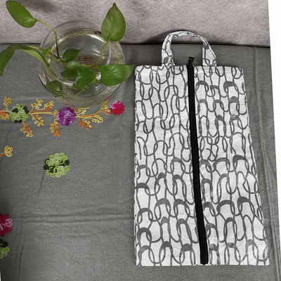 Sac de rangement gris personnalisé polyvalent pour appareils électroniques léger et imperméable