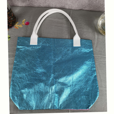 Un seul manche Style de la mode Sac de rangement de papier kraft pour le ménage Sac à main de grande capacité