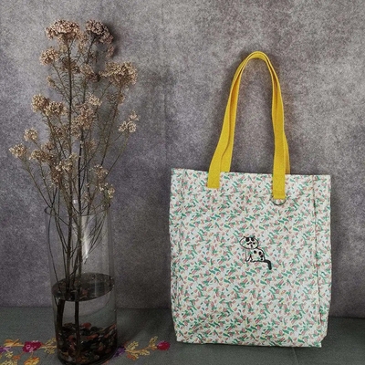 Décoration Des fleurs et des plantes à motifs Cartable Sacs à main pour femme