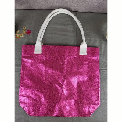 Sac à main pour professionnels en bleu et rouge rose