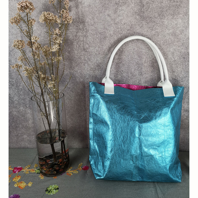 Sac à main pour professionnels en bleu et rouge rose