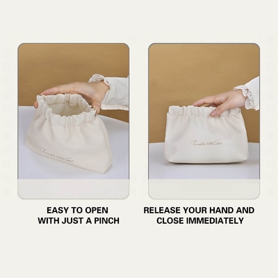 Logo personnalisé Sac de maquillage Sacs de voyage fournitures de toilette sac de rouge à lèvres Sac de rangement écouteurs bijoux sac de printemps mini sac cosmétique sac de poche pour femmes