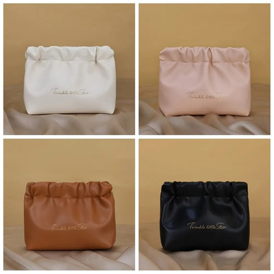 Logo personnalisé Sac de maquillage Sacs de voyage fournitures de toilette sac de rouge à lèvres Sac de rangement écouteurs bijoux sac de printemps mini sac cosmétique sac de poche pour femmes