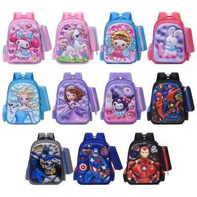 Impression 3D personnalisable de dessins animés Enfants de jardin d'enfants Sac à dos étudiant Sac à dos étanche Enfants de l'école Sac à dos pour enfants Sac à dos de design de l'école Sac à dos