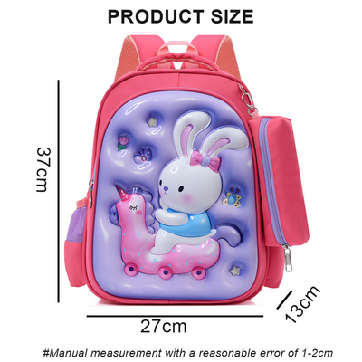 Impression 3D personnalisable de dessins animés Enfants de jardin d'enfants Sac à dos étudiant Sac à dos étanche Enfants de l'école Sac à dos pour enfants Sac à dos de design de l'école Sac à dos