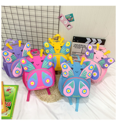 Sac à dos pour enfants mignons Pour les filles Petit dessin animé 3D Enfant sac à livres scolaire Âge 1-3 Journée de garde de la crèche Sac de voyage pour enfants Sac à dos Jouets Sac à dos Cadeau pour enfant Sac de jour
