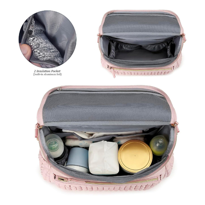 Gros de sac à couches de bébé petit sac à dos de couches de voyage élégant mini sac de jour de maternité sac de maman pour femmes sac à main