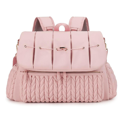 Gros de sac à couches de bébé petit sac à dos de couches de voyage élégant mini sac de jour de maternité sac de maman pour femmes sac à main