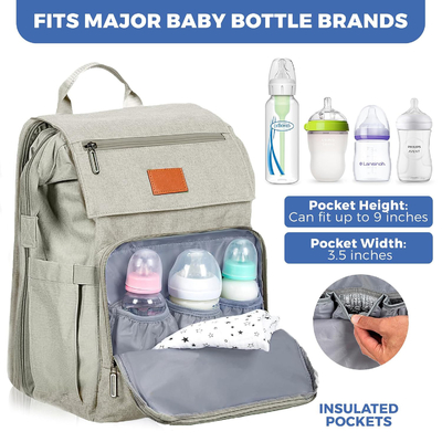 Sac de couche pour bébé sur mesure avec coussin de changement Sac de voyage pour nouveau-né