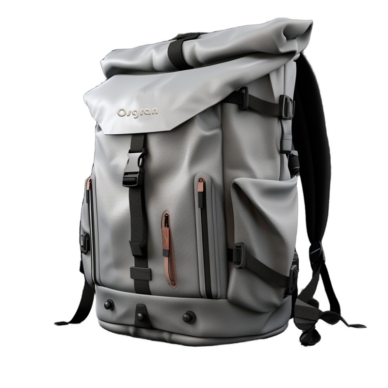 Unisexe Sport en plein air sac à dos de camping 60L avec couvercle imperméable à la pluie et dos doux